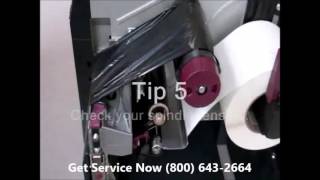 HOW TO Fix ribbon wrinkle thermal label printer [upl. by Eisaj]