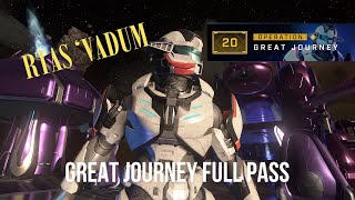 FREE ELITE ARMOUR Rtas Vadumhalfjaw  Great Journey Full Pass  Halo Infinite [upl. by Winfrid]