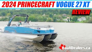 2024 Princecraft Vogue 27 XT boatreview [upl. by Ahsercel224]