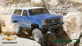 HorizonHobbycom Overview  Vaterra 1986 K5 Blazer Ascender 4WD Kit [upl. by Anitsihc]