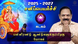 சனி பெயர்ச்சி 2025  Kadagam  Sani Peyarchi Palan 2025 to 2027  9444453693  DRSPanchanathan [upl. by Riker852]