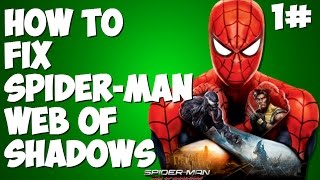 HOW TO FIX SPIDERMAN WEB OF SHADOWS  CANT MOVE [upl. by Ennasus401]