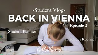 STUDENT VLOG I neues Semester Student Planner Alltagsroutinen I KathaMariie [upl. by Noevart]