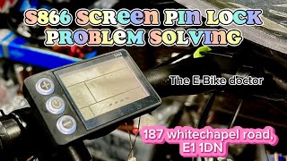 S866 screen lock problem solving  how to change S866 EBike screen  1000w motor screen change [upl. by Irma]