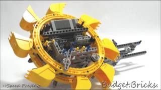 Build Lepin Technics 20015 aka Lego Technics 42055 Bucket Wheel Excavator Timelapse Stop Motion [upl. by Yorgerg]