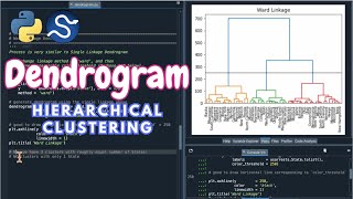 Python  Dendrogram Hierarchical Clustering  pandas scipy [upl. by Rance]