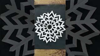 Snowflakes Making YTShorts DIY PaperCraft snowflakes [upl. by Figge]