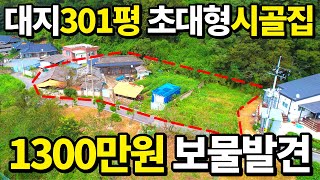 대지300평 초대형 시골집단돈 1300만원 모든걸 갖춘 조용한 이곳 텃세없는 자연인생활 급매보다 싼 전원주택 땅땅정보통 [upl. by Yanehc484]