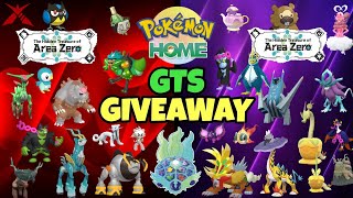 Pokemon HOME GTS Giveaway amp Direct Trades quotLets Gooo 🧨💥🧨💥 [upl. by Fabri]