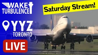 🔴 LIVE Toronto Pearson Airport Plane Spotting ️✈️ Saturday YYZ Action [upl. by Bellamy247]