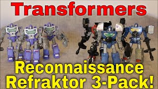 Transformers WFC Siege Reconnaissance Refraktor 3Pack Reflector  GotBot True Review NUMBER 862 [upl. by Uno]