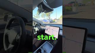 HandsFree Parking with Tesla Model 3 tesla shorts [upl. by Ainerol]