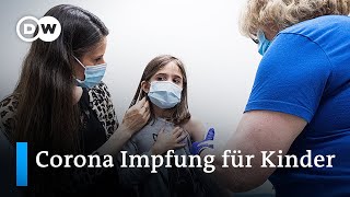 Corona Impfungen für Kinder und Jugendliche schon im Sommer  DW Nachrichten [upl. by Barolet]