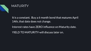 Bond Maturity Vs Duration  Bonds amp Bond Funds [upl. by Therron]