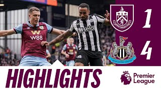 HIGHLIGHTS  Burnley 14 Newcastle Utd  Premier League [upl. by Lakin]