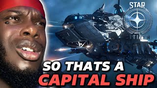 Star Citizen Capital Ships Are Insane Learning Star Citizen SOLO Episode 13 Seeing The Polaris [upl. by Leonora509]