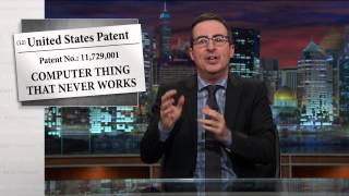 Patents Last Week Tonight with John Oliver HBO [upl. by Gillman316]