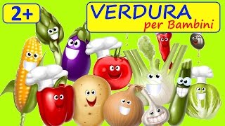 🍅 Video per Piccoli 🍅 Impariamo i Nomi di Verdura  Cartoni animati italiano per bambini di 2 anni [upl. by Lisab668]