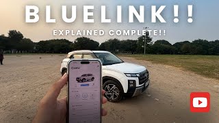 Is blue link useful  Hidden features of New Creta  Blue link explained complete [upl. by Anawit]