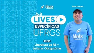 Live UFRGS  Literatura no RS  Prof Dante  2703  14h [upl. by Eizdnil]