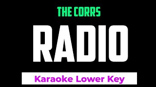 The Corrs  Radio Karaoke Lower Key [upl. by Suirred622]