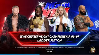 WWE 2k24 I Main Event Ep 25 I WWE Cruiserweight Championship I Gameplay [upl. by Nagel]