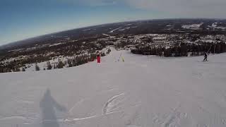 Skiing in Lindvallen Gustavbacken Gustavliften Sälen [upl. by Doggett]