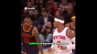 LeBron James Dazzles with Epic CoasttoCoast Play nba nbahighlights [upl. by Assenav]