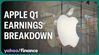 Apple Q1 earnings beat expectations China revenue disappoints [upl. by Einavoj]