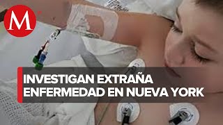 En Nueva York se investigan 100 casos por enfermedad ligada al coronavirus [upl. by Najed]