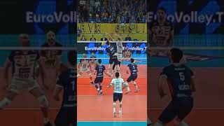 Srecko Lisinac  Monster Block  Trentino Volley  volleyball electricvolleyball shorts [upl. by Franz]