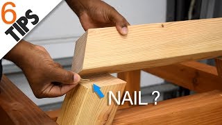 6 Woodworking tips amp tricks for beginners [upl. by Electra164]