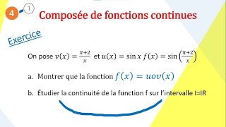 Exercice dapplication  Composée fonction continue [upl. by Tayib]