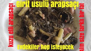 Arapsaçı nasıl pişirilir  İzmir usulü arapsaçı yemeği tarifi  arapsaçı nasıl yapılır [upl. by Monro931]