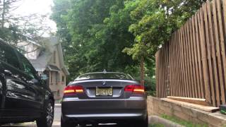 Exhaust video bmw 328i e92 muffler and resonator delete [upl. by Nnahteb]