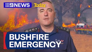 Victorian communities told to immediately evacuate as bushfire approaches  9 News Australia [upl. by Novak590]