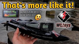 Wl916 stock 4s speed test 35seconds underwater😳 wltoys [upl. by Kcirad]