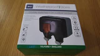 BRITISH GENERAL IP66 13A 2GANG DP WEATHERPROOF OUTDOOR SWITCHED SOCKET [upl. by Yenal446]