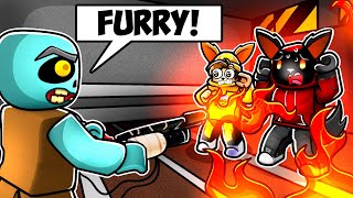 We Survived the FURRY INFECTION on Roblox [upl. by Khalil]