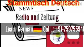 Radio amp Zeitung  Deutsch Sprechen  Thema B1 C2  Medien  German Speakers Club [upl. by Karlyn933]