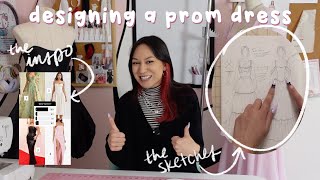 Designing a Prom Dress fit for a Princess👑💖 with your help of course [upl. by Iret]