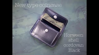 New type coincase  Horween shell cordovan Black [upl. by Gem901]