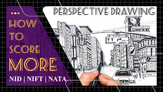 NIDNATA NIFT Preparation How to Score more in Perspective Drawings  10 Important Tips [upl. by Fancy]