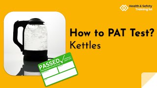 PAT Testing  Kettles [upl. by Svensen]