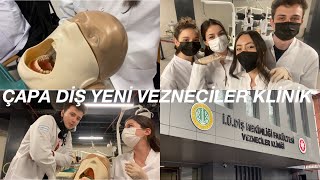 Çapa Diş Yeni Bina 🏫 Vezneciler Klinik 🔬 Derslikler 📚 [upl. by Ffoeg]