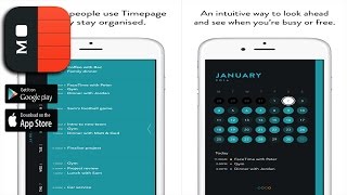 Timepage – Calendar for iPad  PRODUCTIVITY APPLICATION [upl. by Ahseyi604]