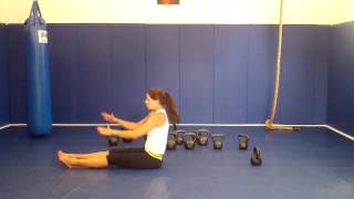 Video BreakingMusclecom  Pullover Sit Ups with Kettlebell [upl. by Womack475]