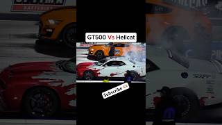 Who will win Shelby gt500🐍Vs Hellcat 🐆 🤫 ford dodge gt500 hellcat race track dragrace [upl. by Aihsirt]