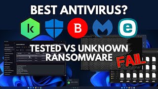 Best Antivirus vs Unknown Ransomware II [upl. by Dyann840]