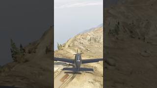 PLANE GLIDES DOWN MOUNTAIN GTA5 [upl. by Anaiq]